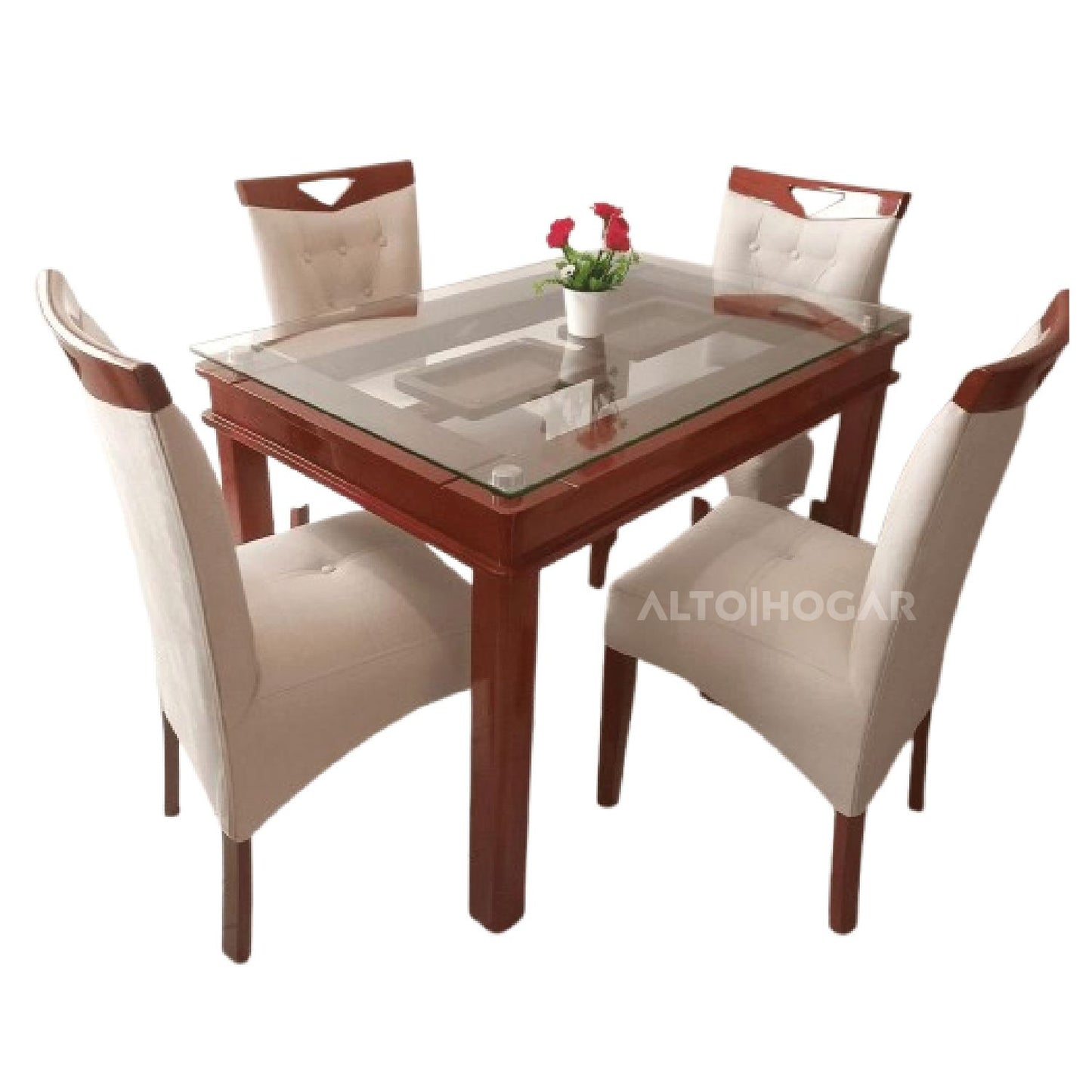 COMEDOR DE 6 SILLAS KORINA BEIGE