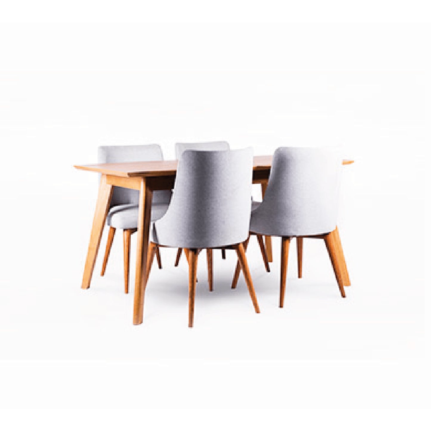 JUEGO DE COMEDOR 4 SILLAS LUANA