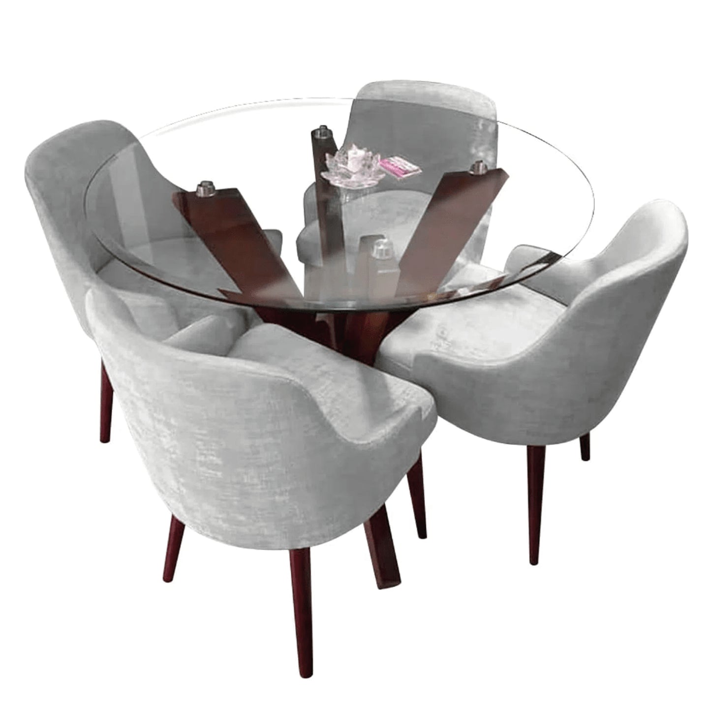 JUEGO DE COMEDOR 4 SILLAS YENLU