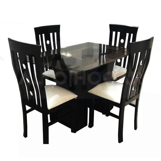 COMEDOR DE 4 SILLAS LEVANA BEIGE