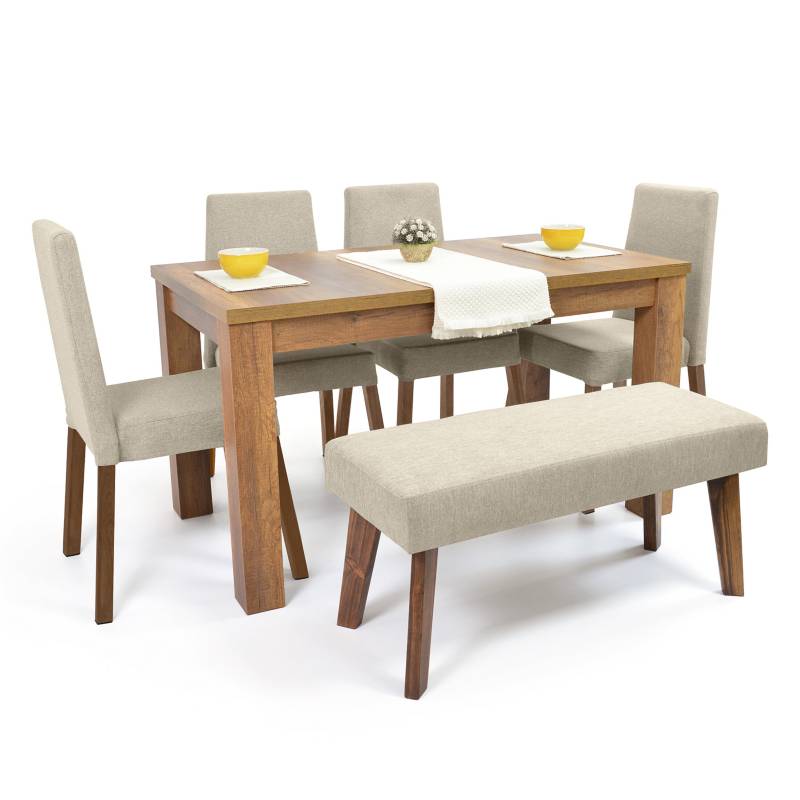 COMEDOR DE 6 SILLAS TRACY