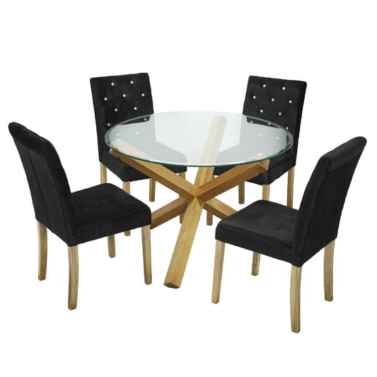 COMEDOR DE 4 SILLAS XOANA